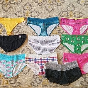 7 Aerie, 3 Victoria Secret Brand Underwear